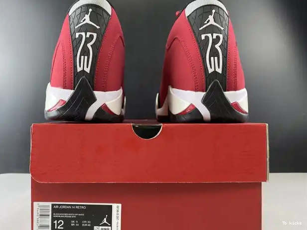 Reps TBK AIR 487471-006 JORDAN 14 TORO RETRO GYM RED 0326